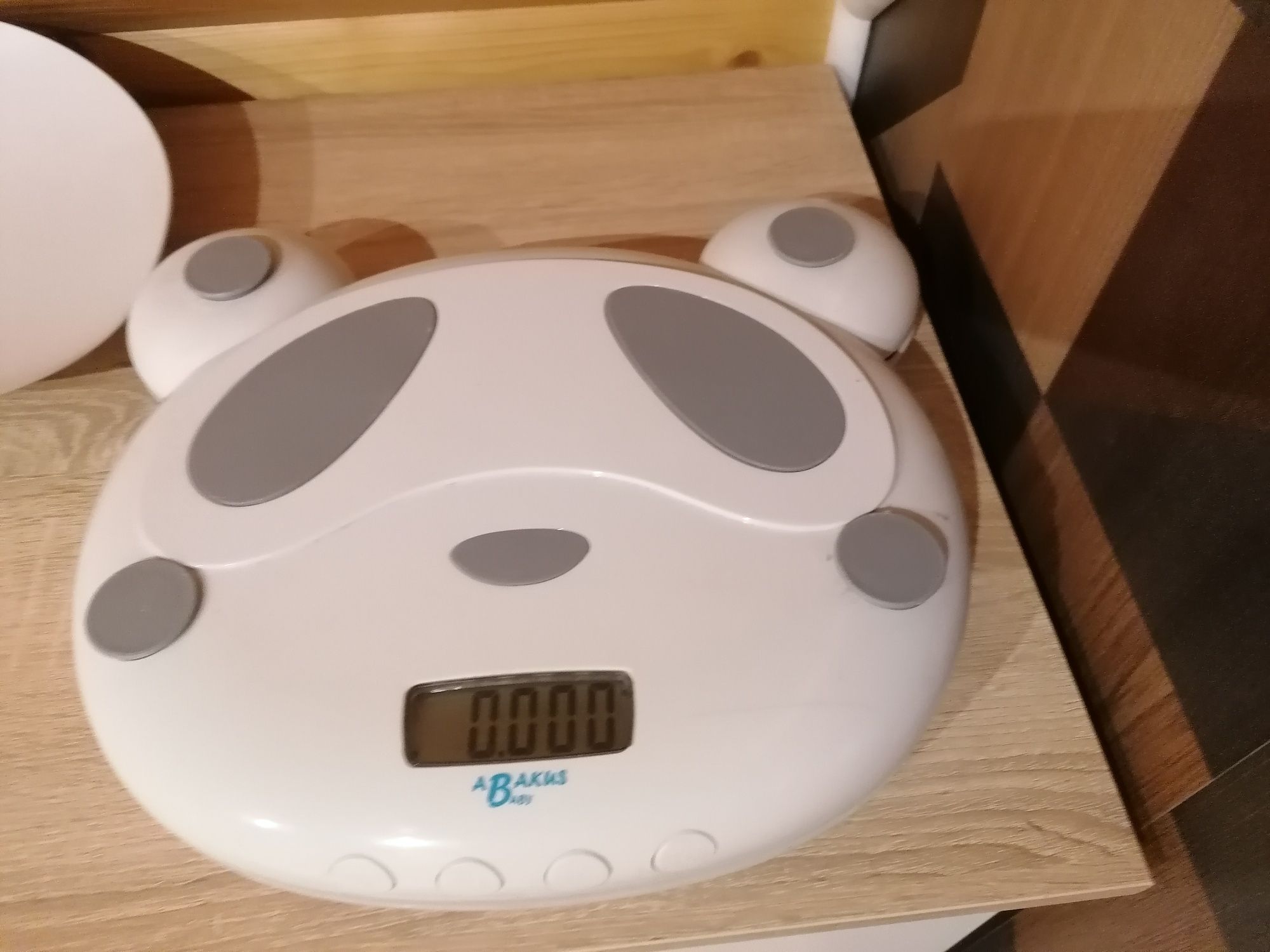 Waga dla niemowląt, dzieci do 30kg ze zdejmowaną tacką, Abakus baby