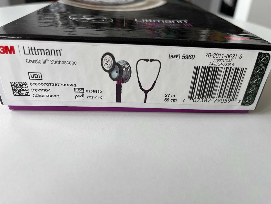 Stetoskop Littmann Classic III śliwkowy ref.5960