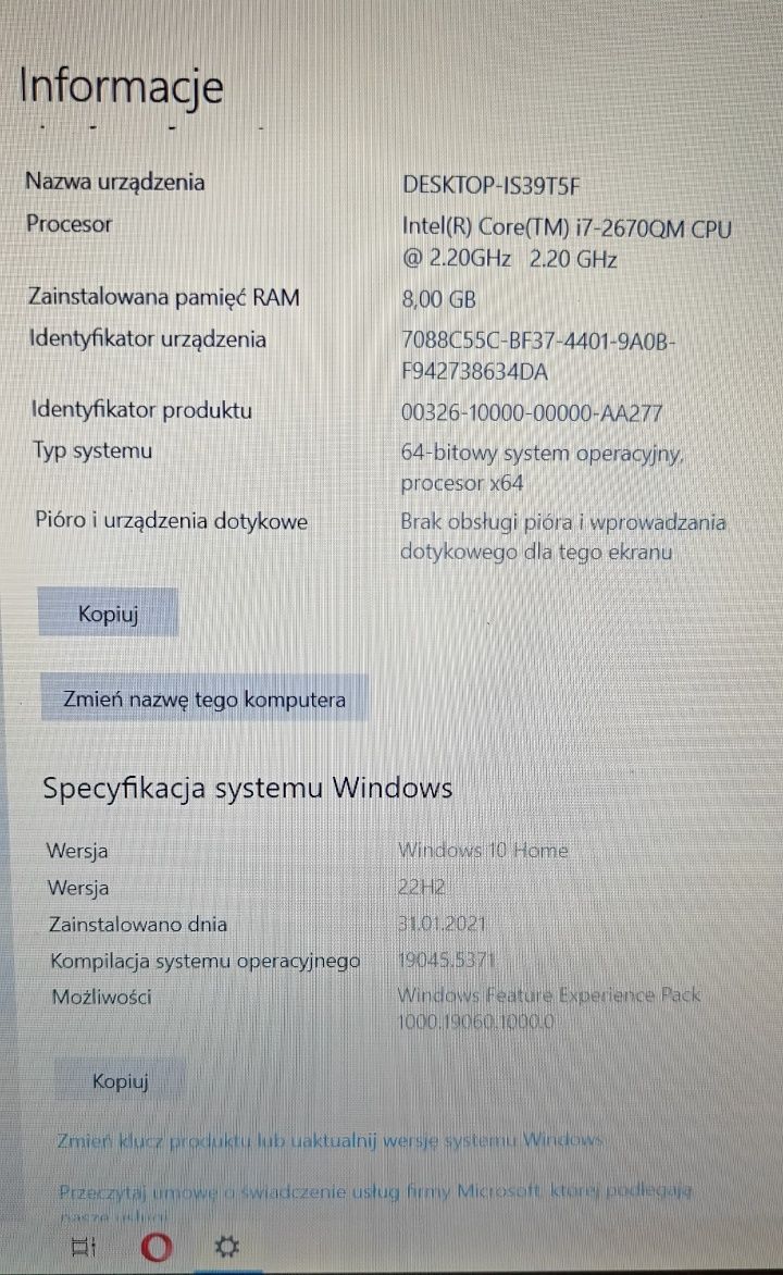 Laptop Asus N57S Multimedialny