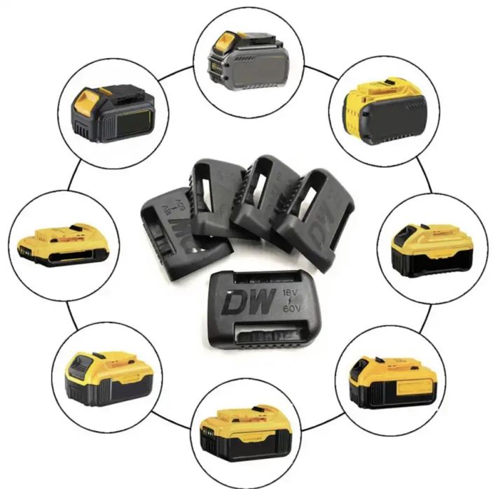 Uchwyt Na Baterie Milwaukee m18V  Wieszak Ścienny/ Do Paska 5szt