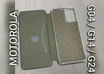 Чехол книжка для Motorola G04 G14 G24 чохол книжка з магнітом шкіряний