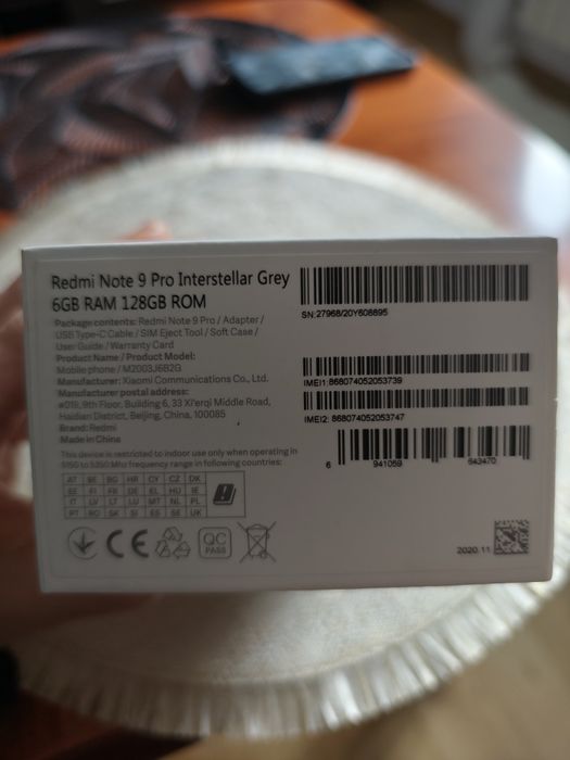 Xiaomi redmi note 9 pro