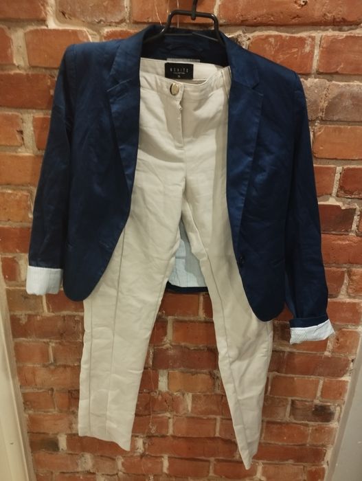 Zestaw damski marynarka spodnie