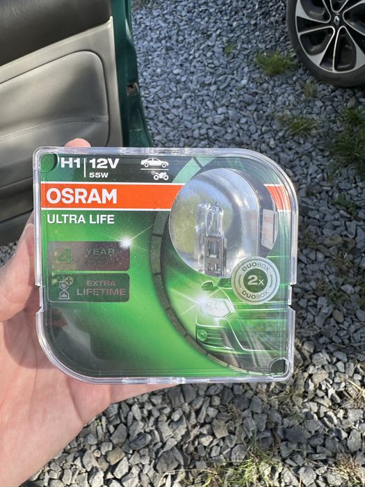 Продам лампи OSRAM H1 12V 55W ULTRA LIFE 2 шт нові