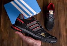 Кроссовки мужские летние Adidas черные кроссы на лето адидас