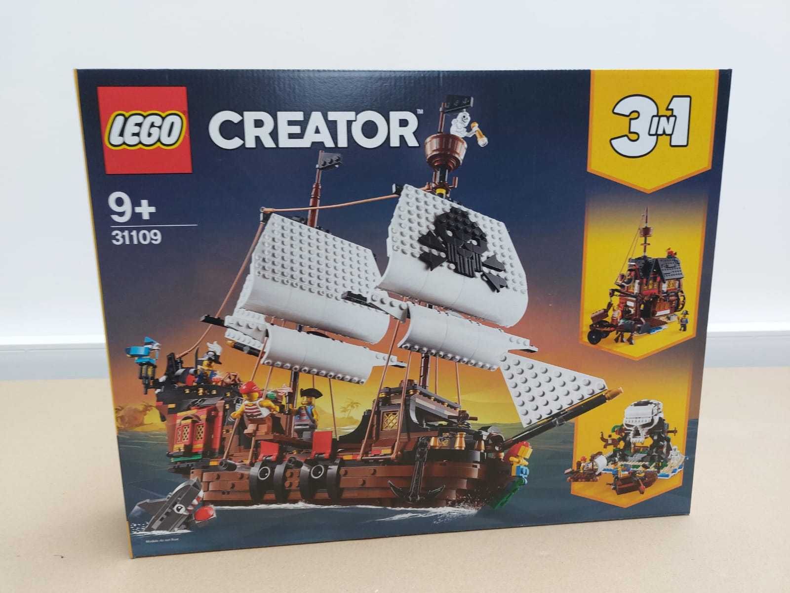 Lego Creator barco dos piratas 3 em 1 - 31109