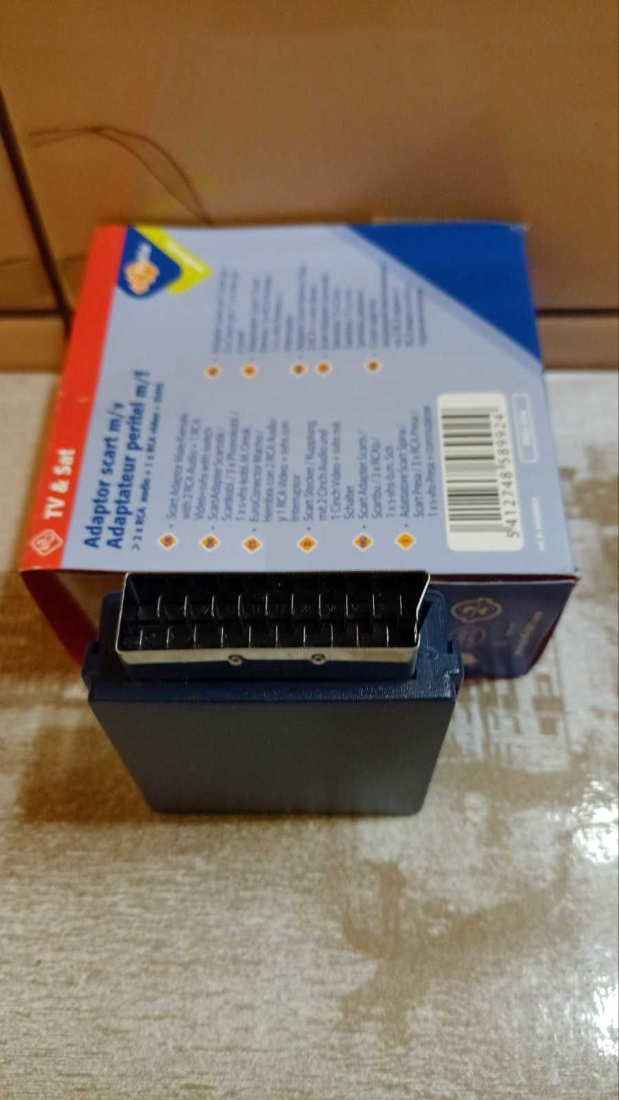 Adapter  ROZGAŁĘŹNIK scart