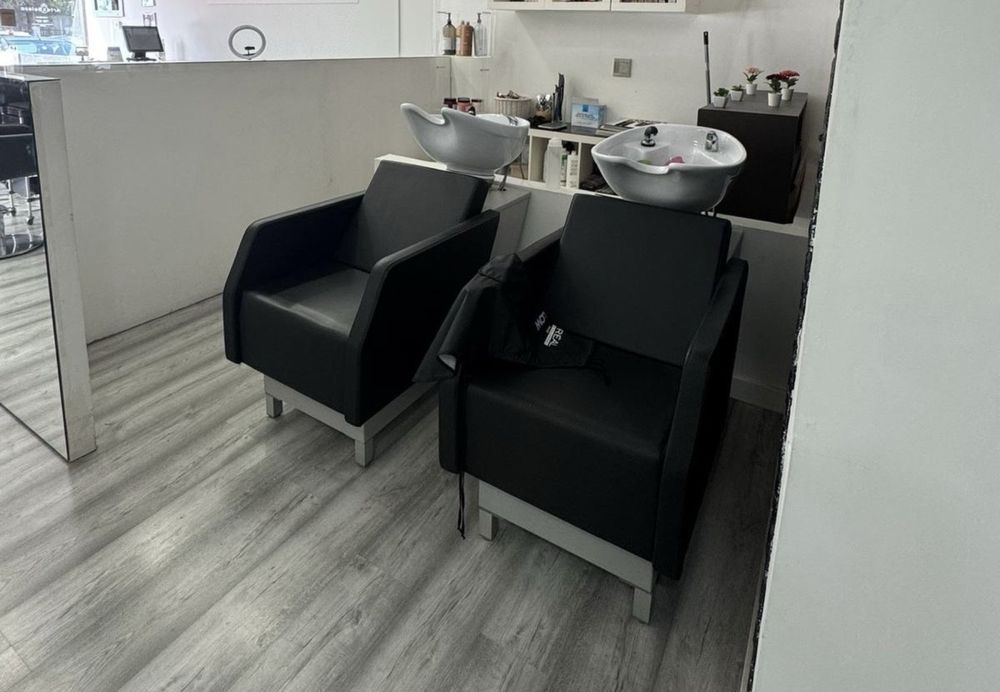 Rampas de lavagem de cabelo