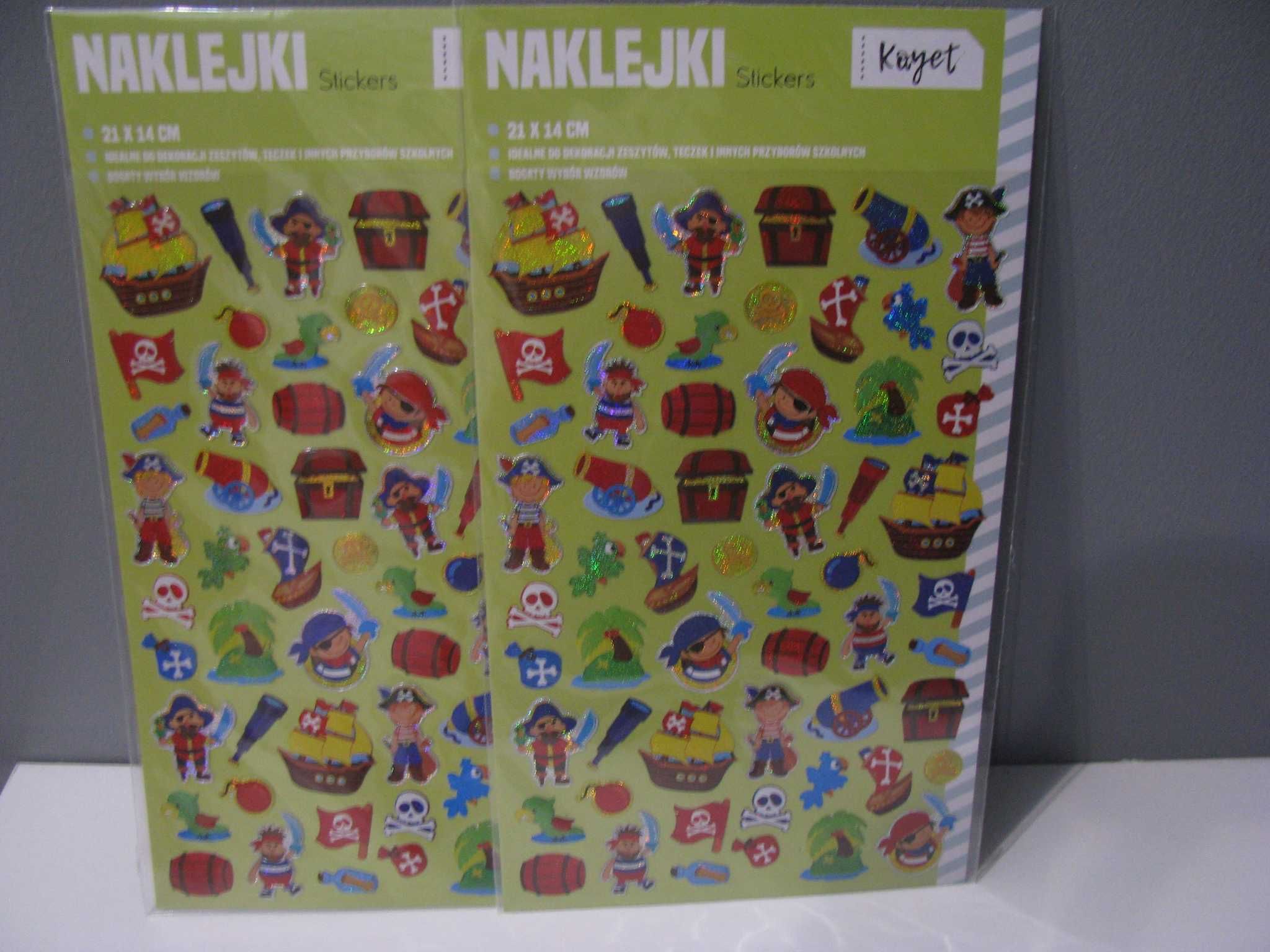 Dla dzieci Naklejki nalepki stickers piraci