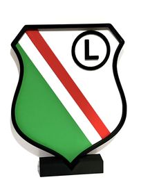 Figurka Legia Warszawa stojąca