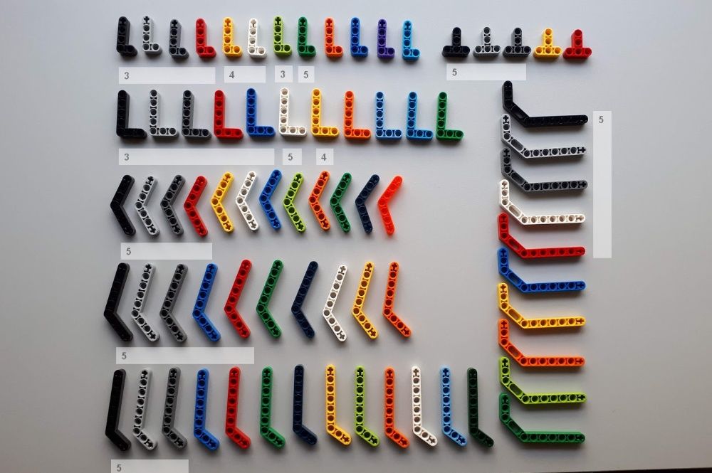 Детали Lego Technic – Liftarm, балки (оригинал лего техник)