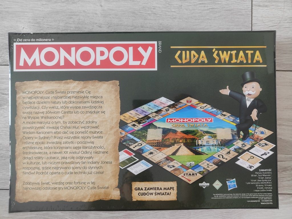 Gra planszowa Monopoly Cuda Świata