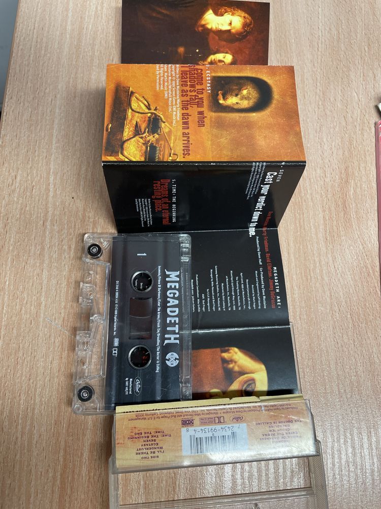 Megadeth Risk kaseta magnetofonowa