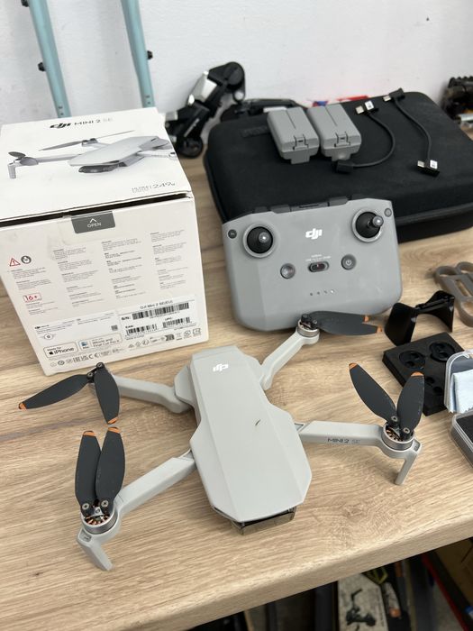 Dron Dji Mini 2SE pelen zestaw, 2xbateria+ akcesoria bez uszkodzen