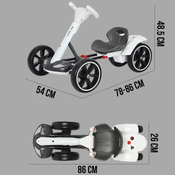 Електромобіль складний з акумулятором 6V 4.5Ah і швидкістю до 6 км/год