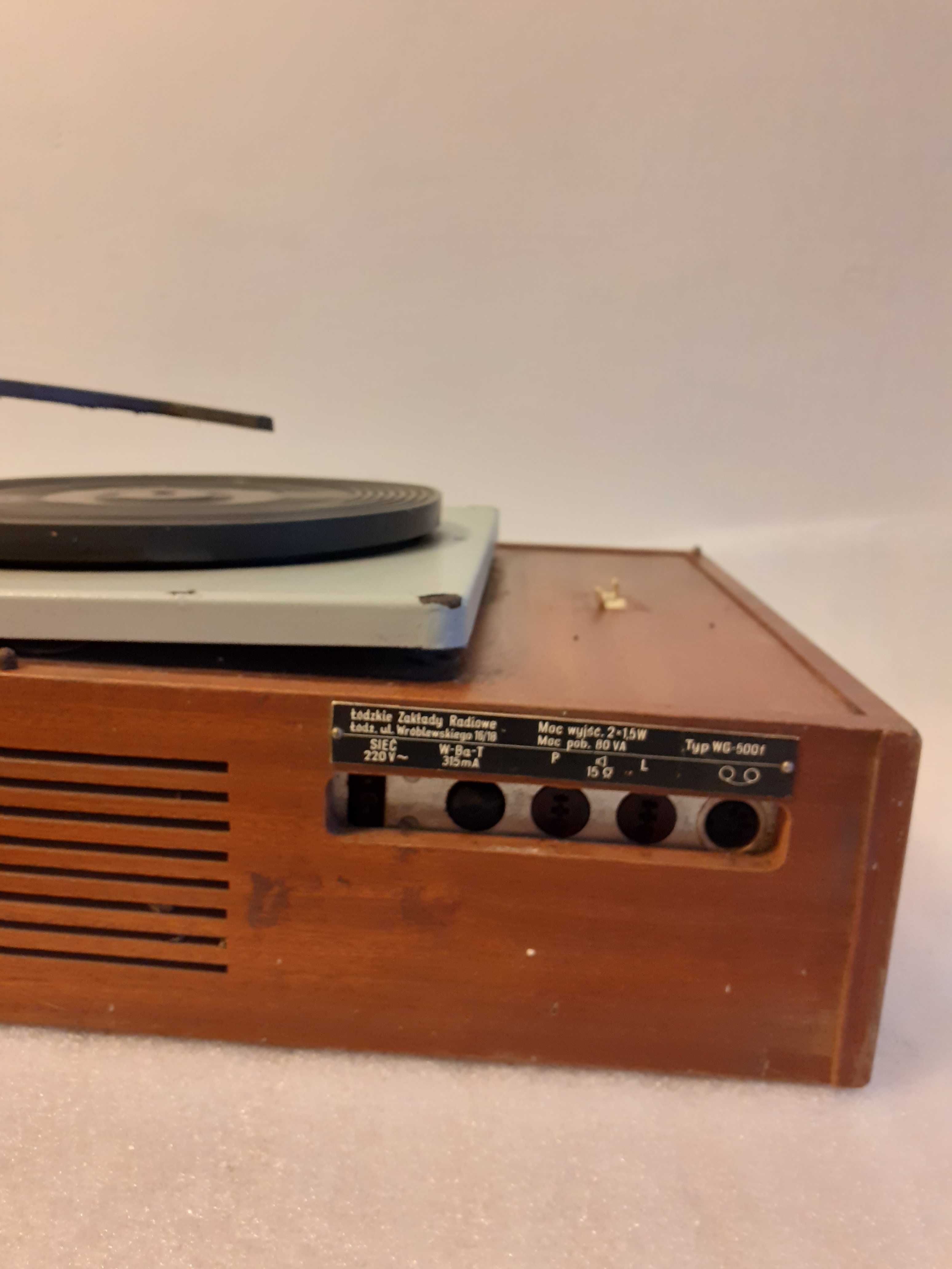 Fonica Stereo WG 500 gramofon lampowy retro