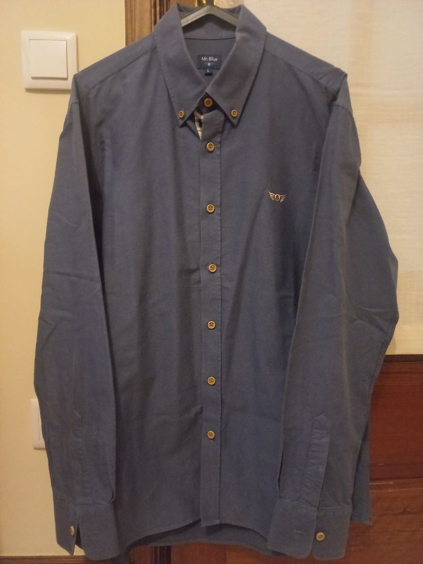 Camisa homem tam L como NOVA Mr. Blue