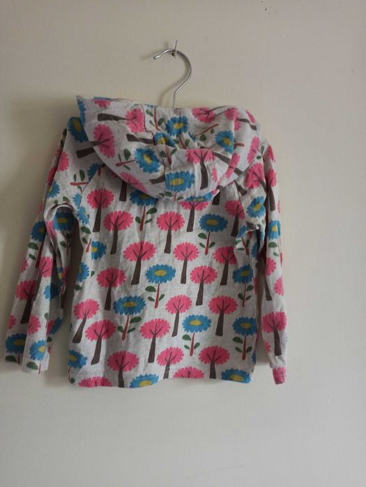Bluza z kapturem next 2-3 lata kwiaty 92-98