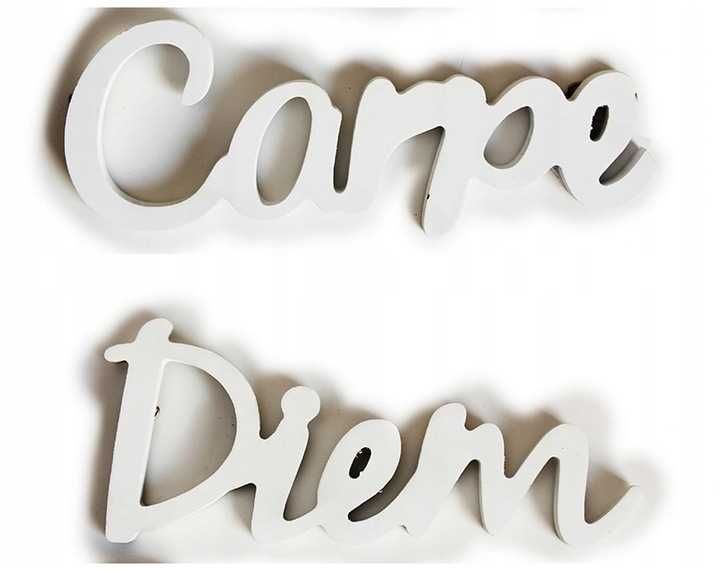 Napis Carpe diem mdf