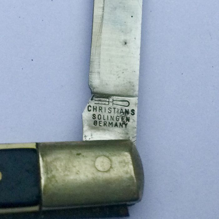 Антикварный немецкий нож-вилка дегустатора, Solingen