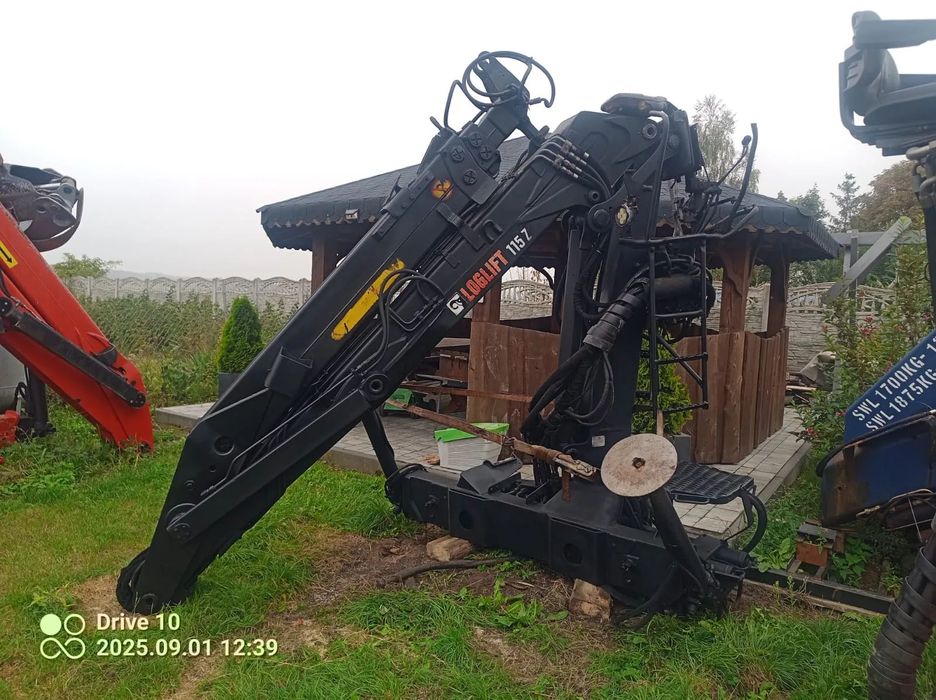 Hds Loglift 115Z dźwig żuraw do drewna drzewa lasu złomu