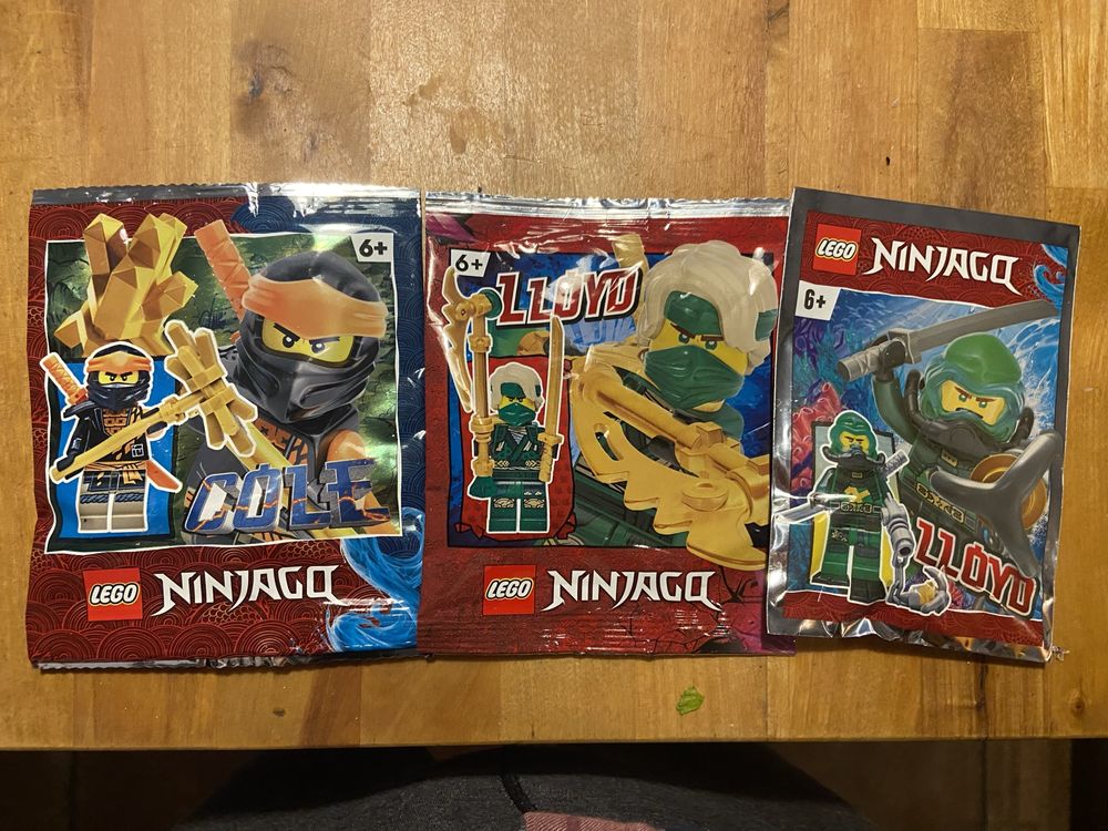 Lego Ninjago zestaw 3 saszetek