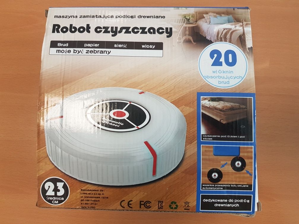 Robot czyszczący clean robot nowy w  opakowaniu