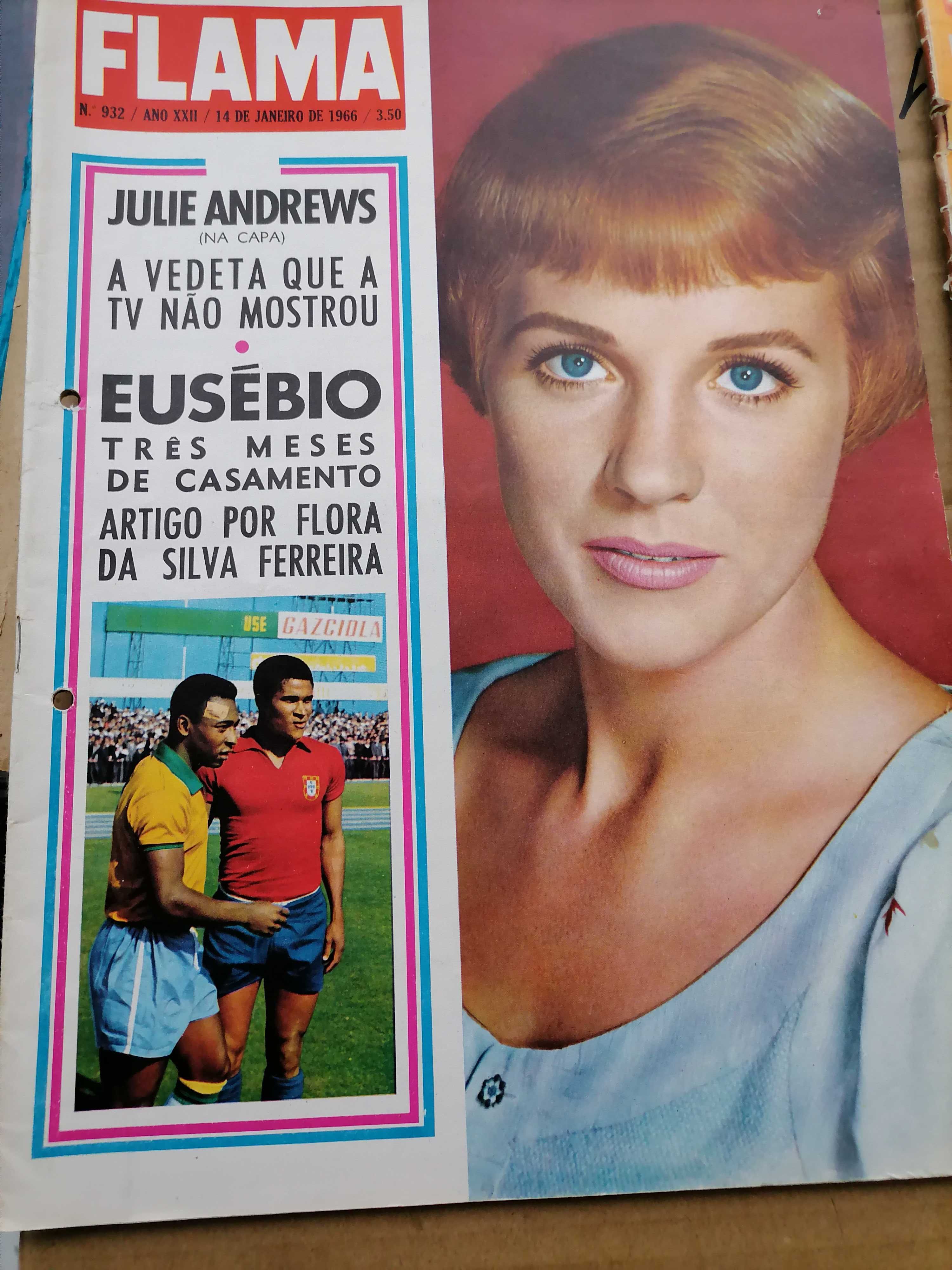 EUSÉBIO Flama 1966 o Casamento c/Flora -1969 Eusébio O Fim do Silêncio