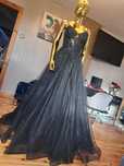 Zjawiskowa suknia  na studniówkę, bal Glamour Black R34,36,38,40