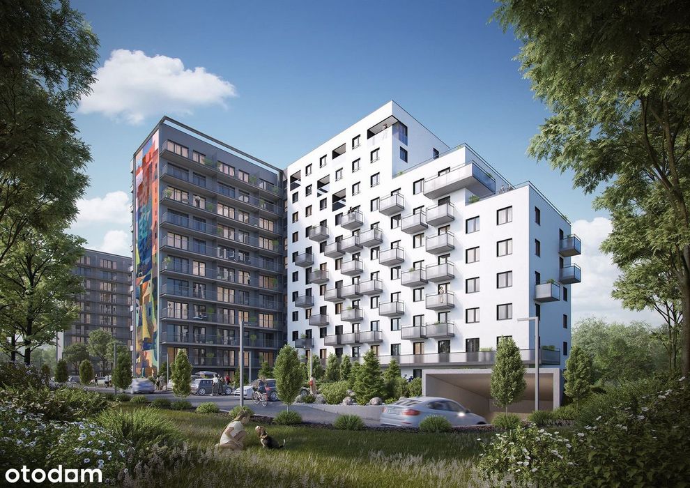 3-pokojowe mieszkanie 44m2 + loggia