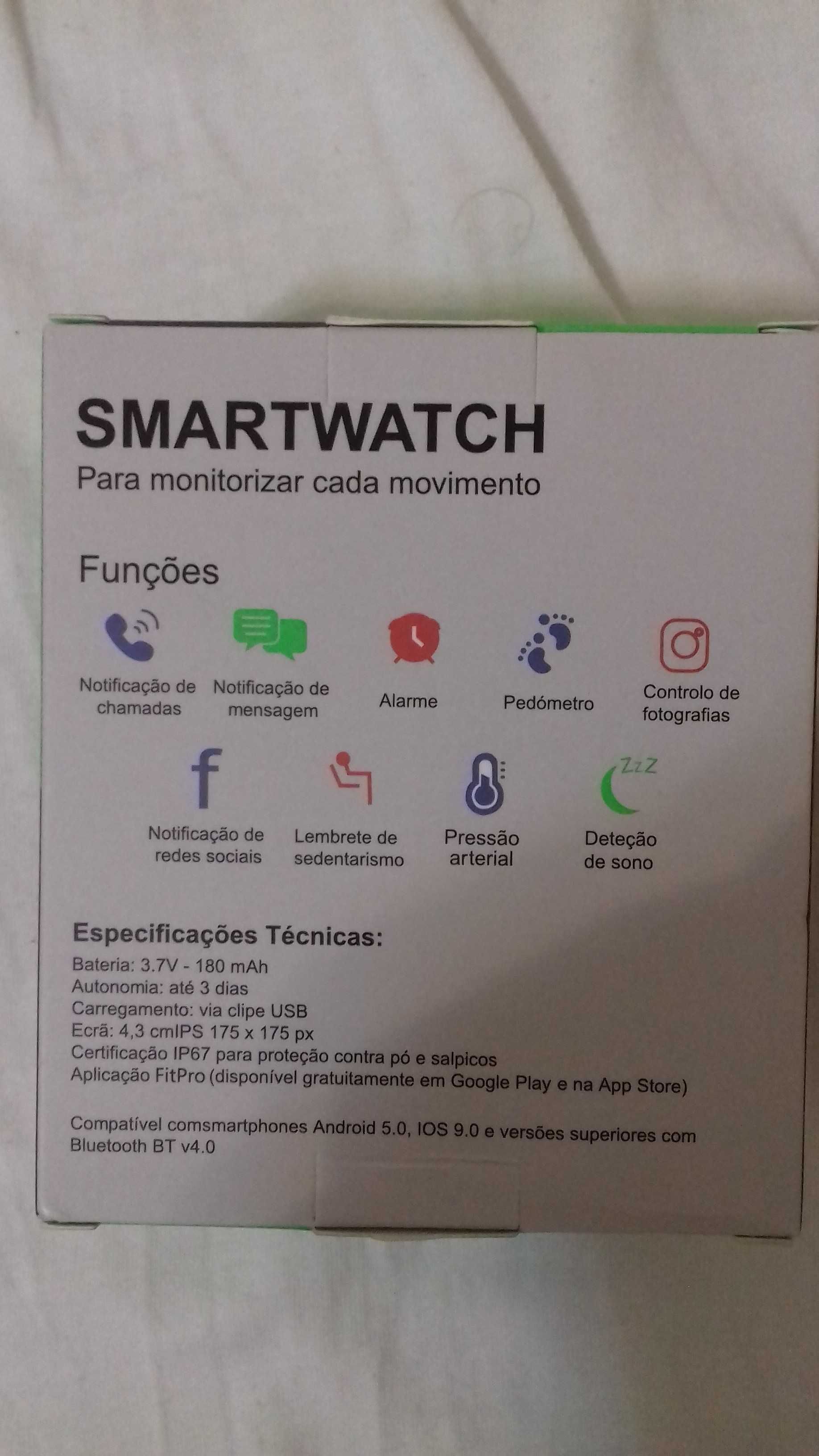 Relogio Smart watch fitness varios modelos NOVOS em caixa 5€