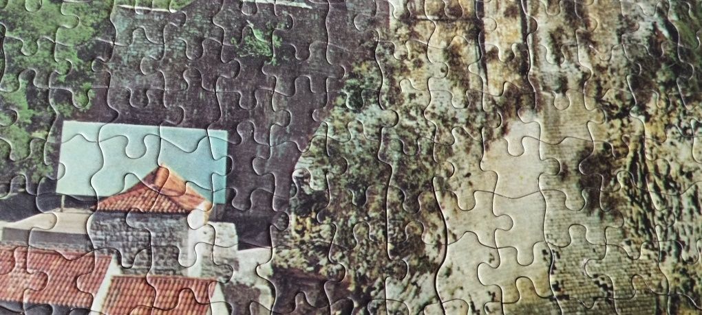 Puzzle 1000 elementów Chorwacja wyspa Milton Bradley - brak 3 puzzli
