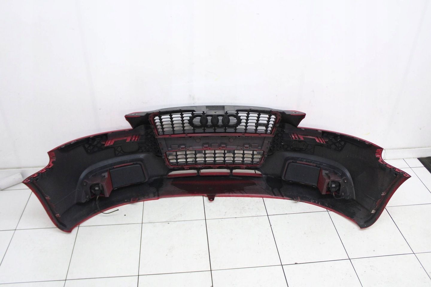 AUDI A3 II 8P 2003-2008R S-LINE DUŻY GRILL ZDERZAK PRZÓD PRZEDNI LZ3M