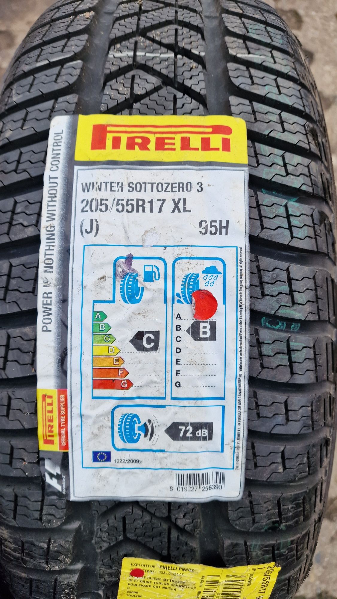 205/55r17 Pirelli Winter Sottozero 3 95H XL
