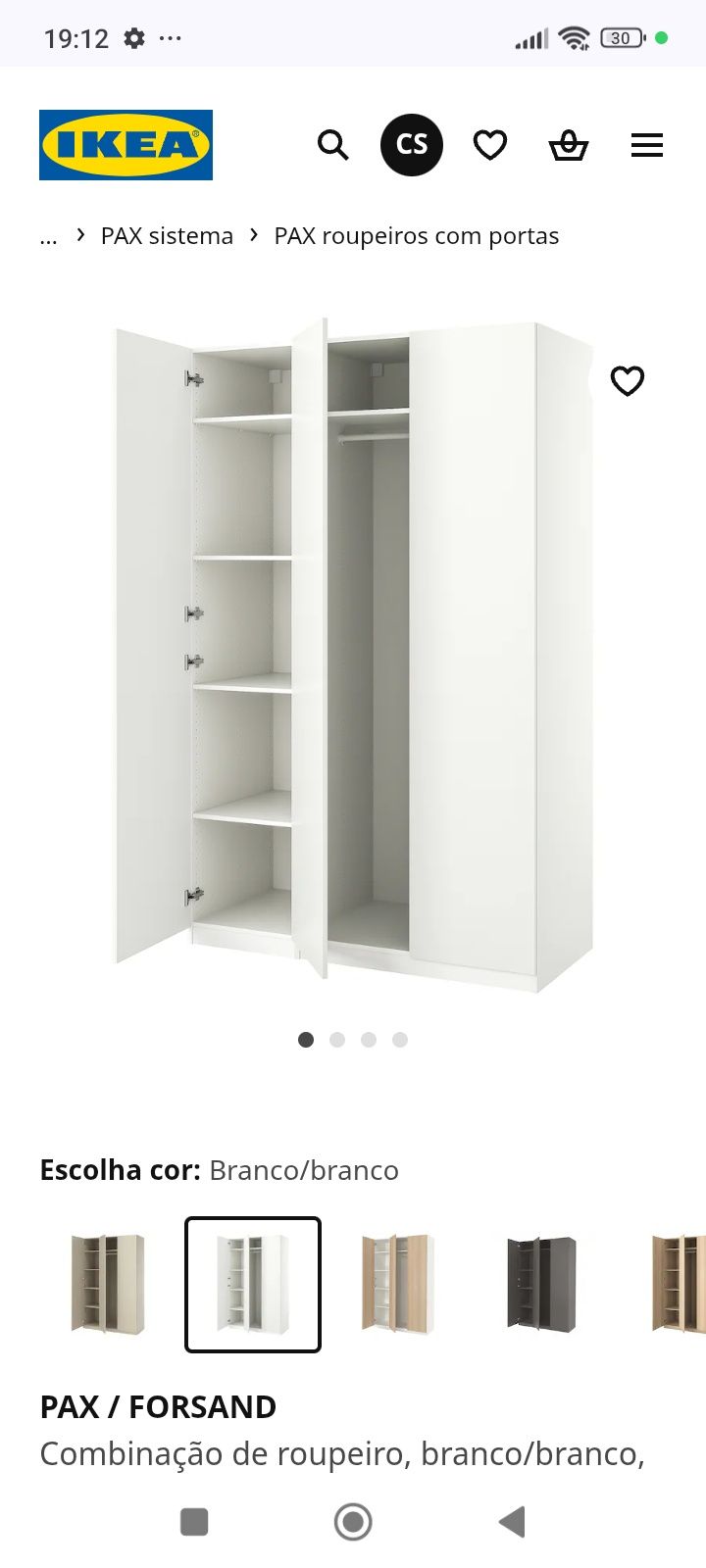 Prateleiras para roupeiro Ikea