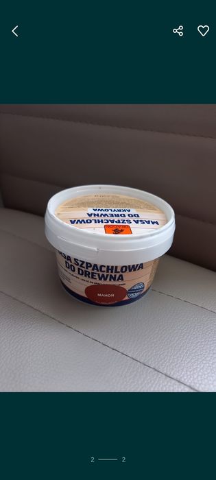 Masa szpachlowa akrylowa do drewna kolor mahoń