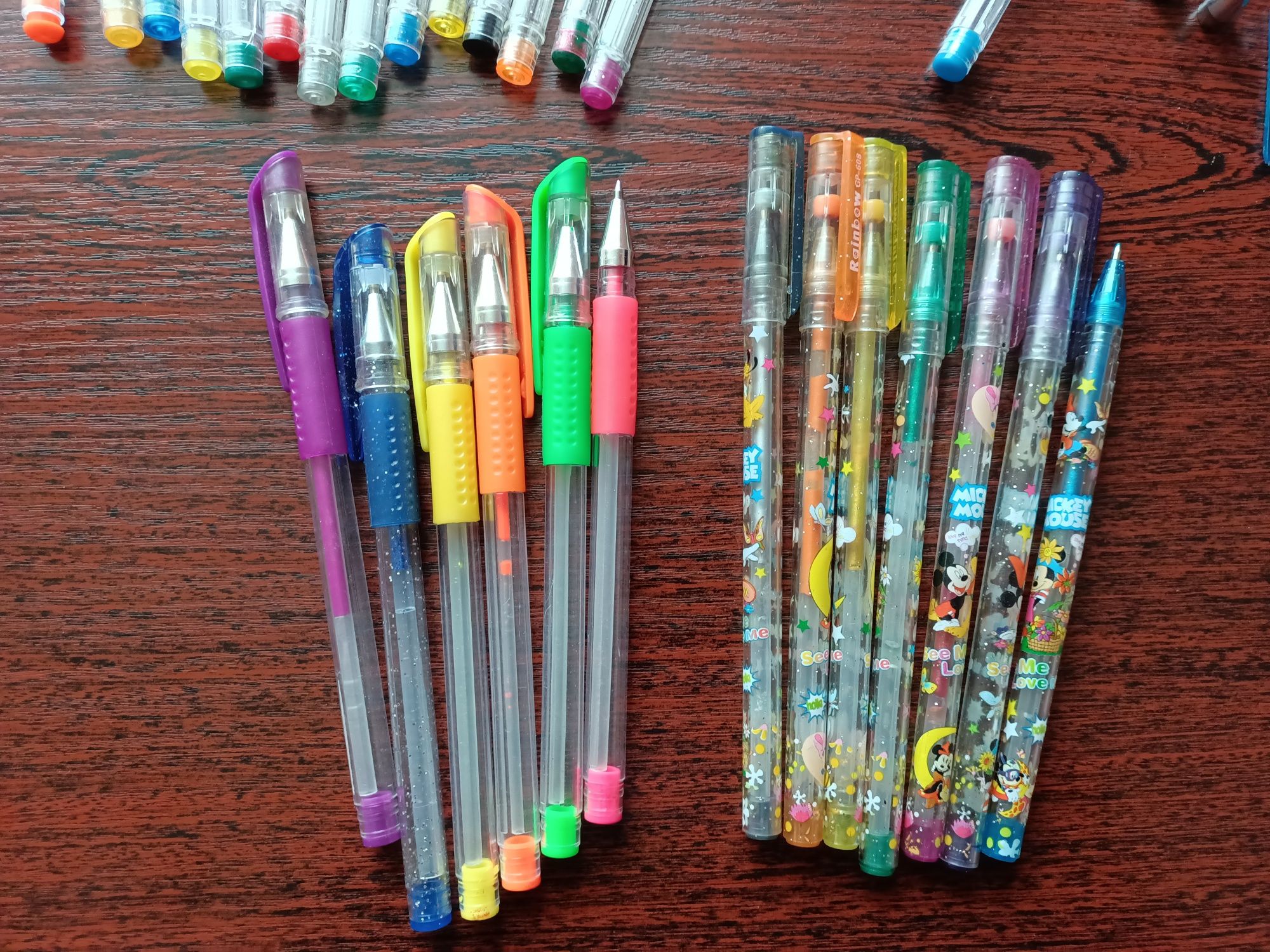 Набір кольорових гелевих ручок Aihao