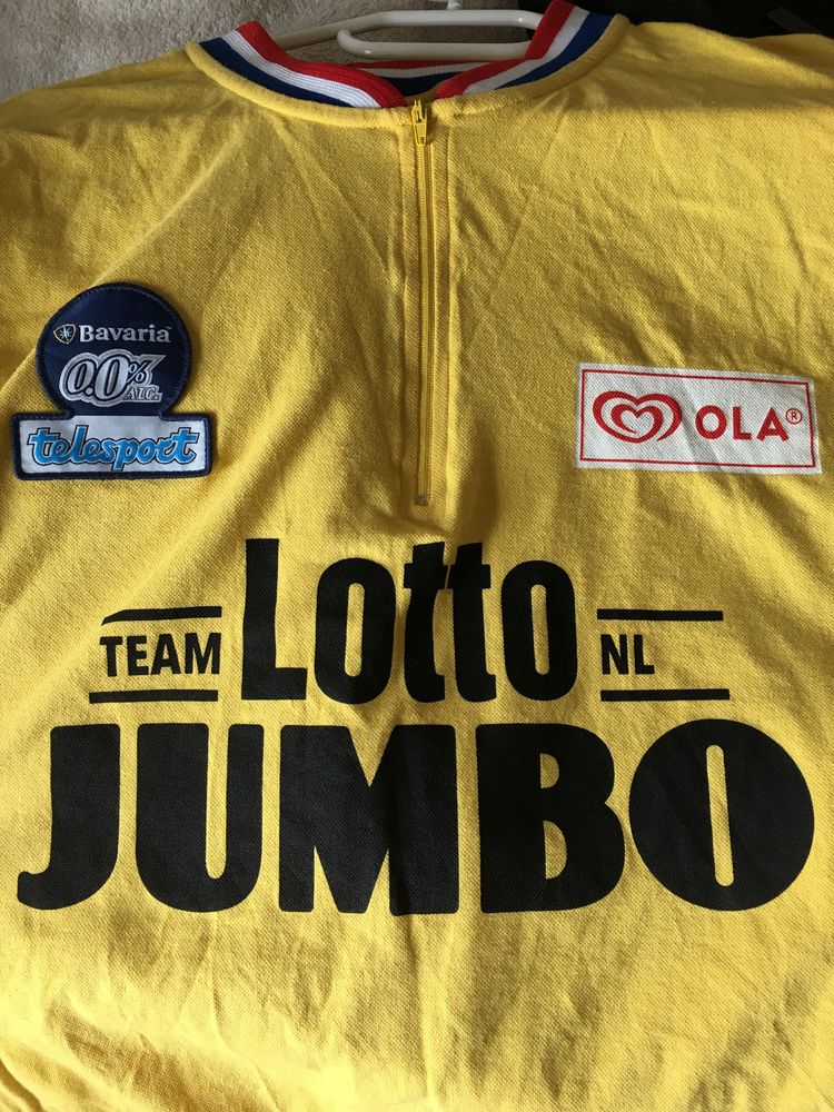 Sprzedam t shirt/koszulka firmy Joop Zoetemelk teamu Lotto Jumbo  rozm