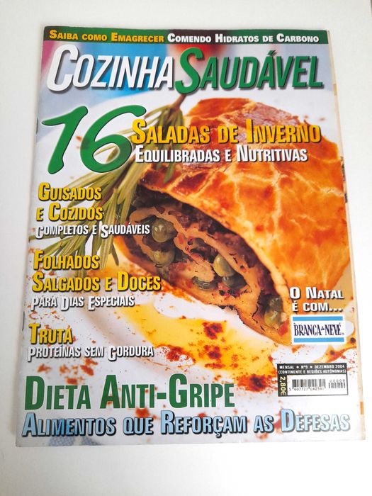 Revista Culinária da coleção Cozinha Saudável Número 9 2004