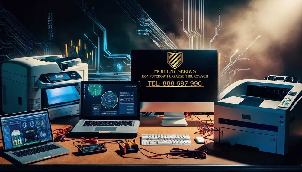 Mobilny Serwis IT – Naprawa Komputerów, Drukarek, Systemy Monitoringu