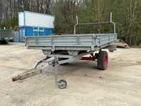Przyczepa rolnicza zarejestrowana DMC750kg ocynk
