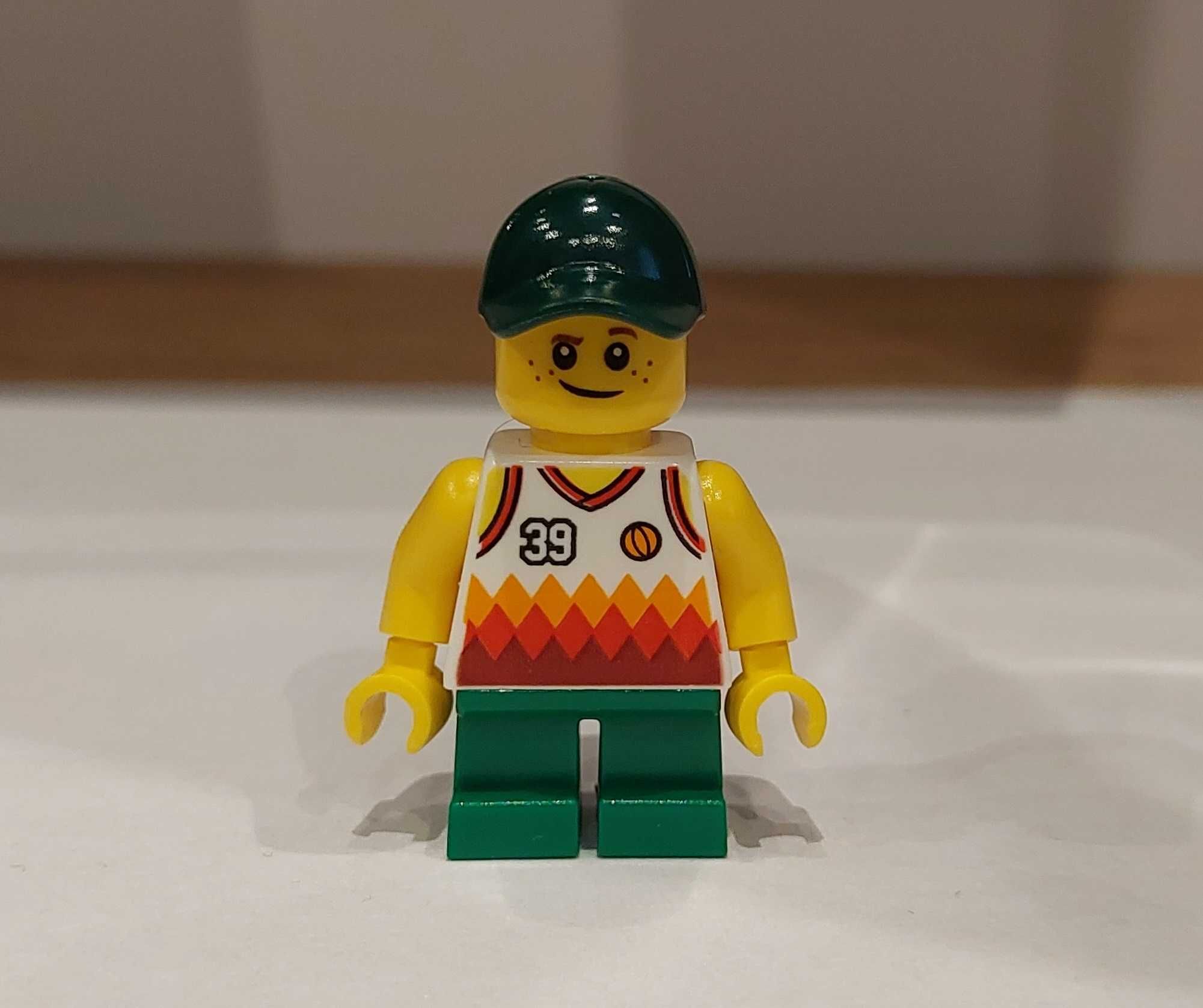 Klocki lego figurka Boy Jersey koszykarz NÓWKA