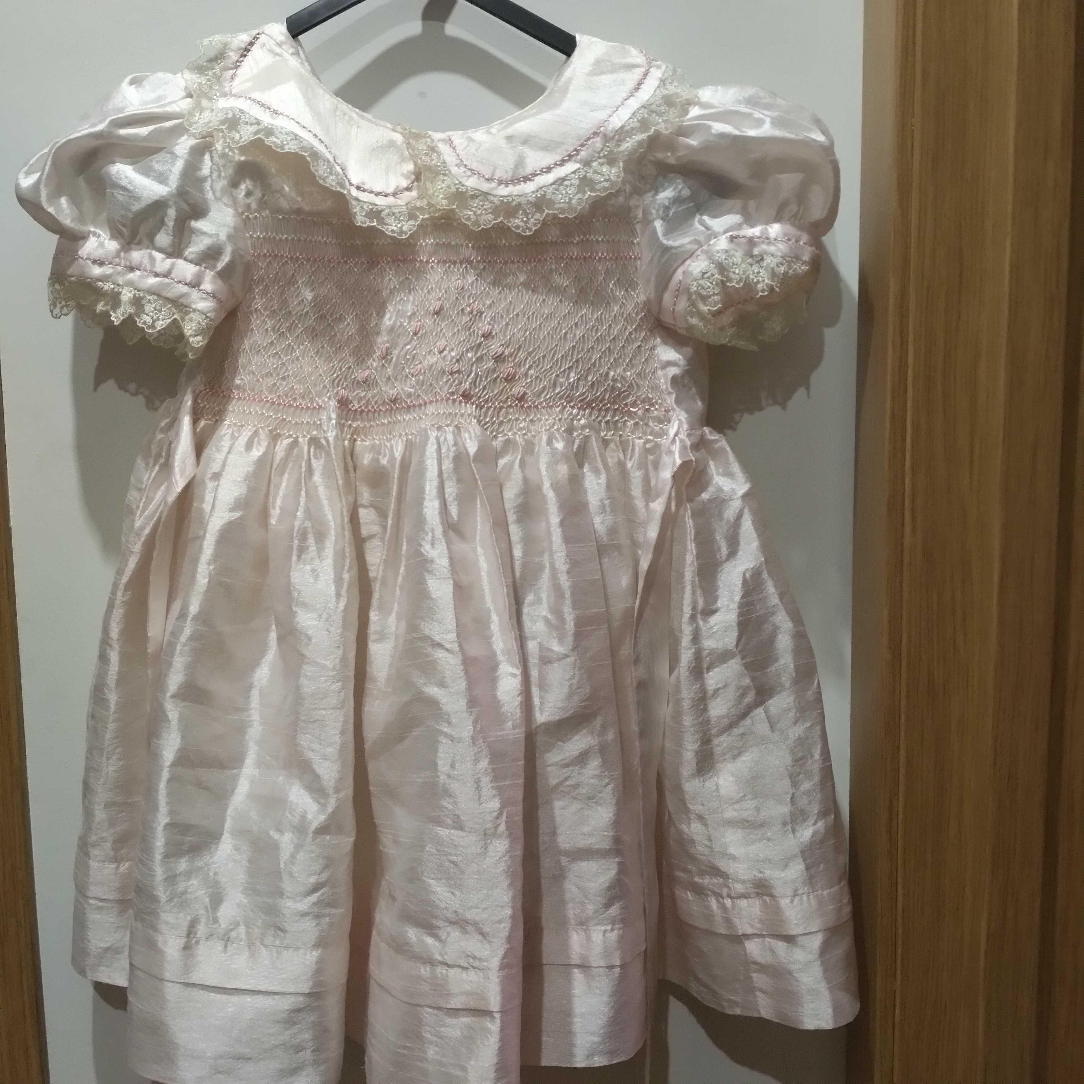 Vestido rosa de cerimónia