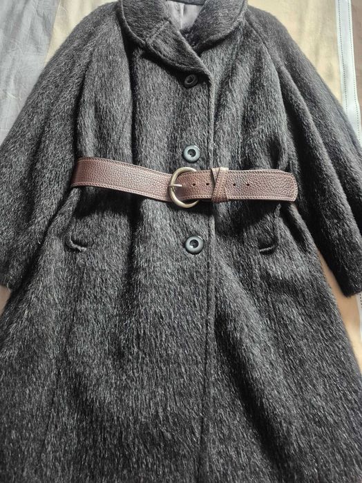 Płaszcz wełna z lamy