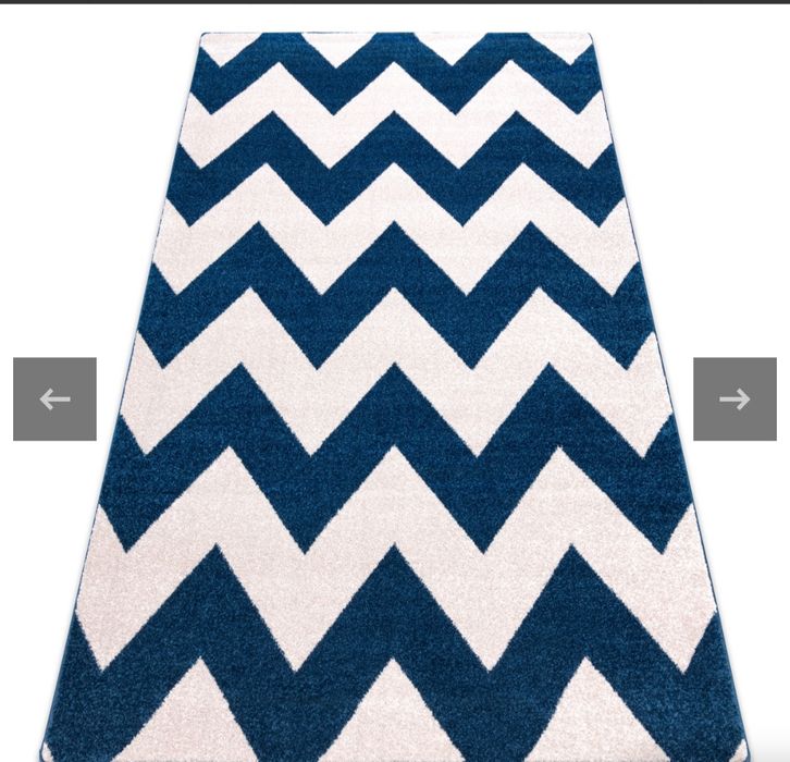 Dywan Łuszczów 120*170  niebiesko-beżowy