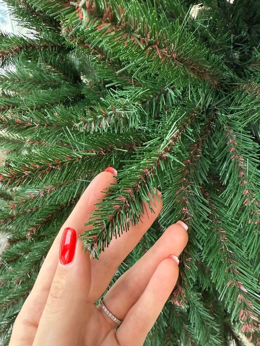 Ялинка штучна зелена, матеріал ПВХ