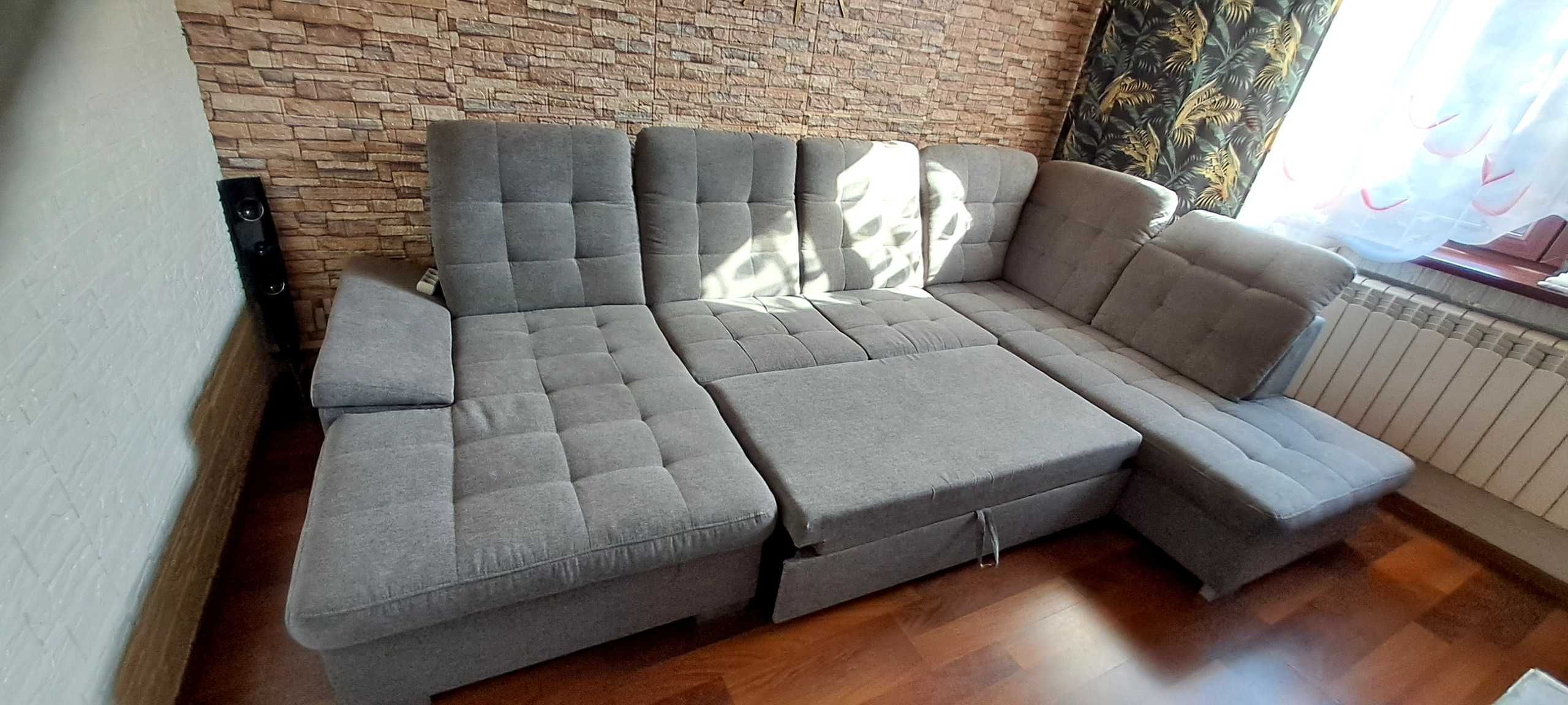 Narożnik rozkladany z funkcją spania