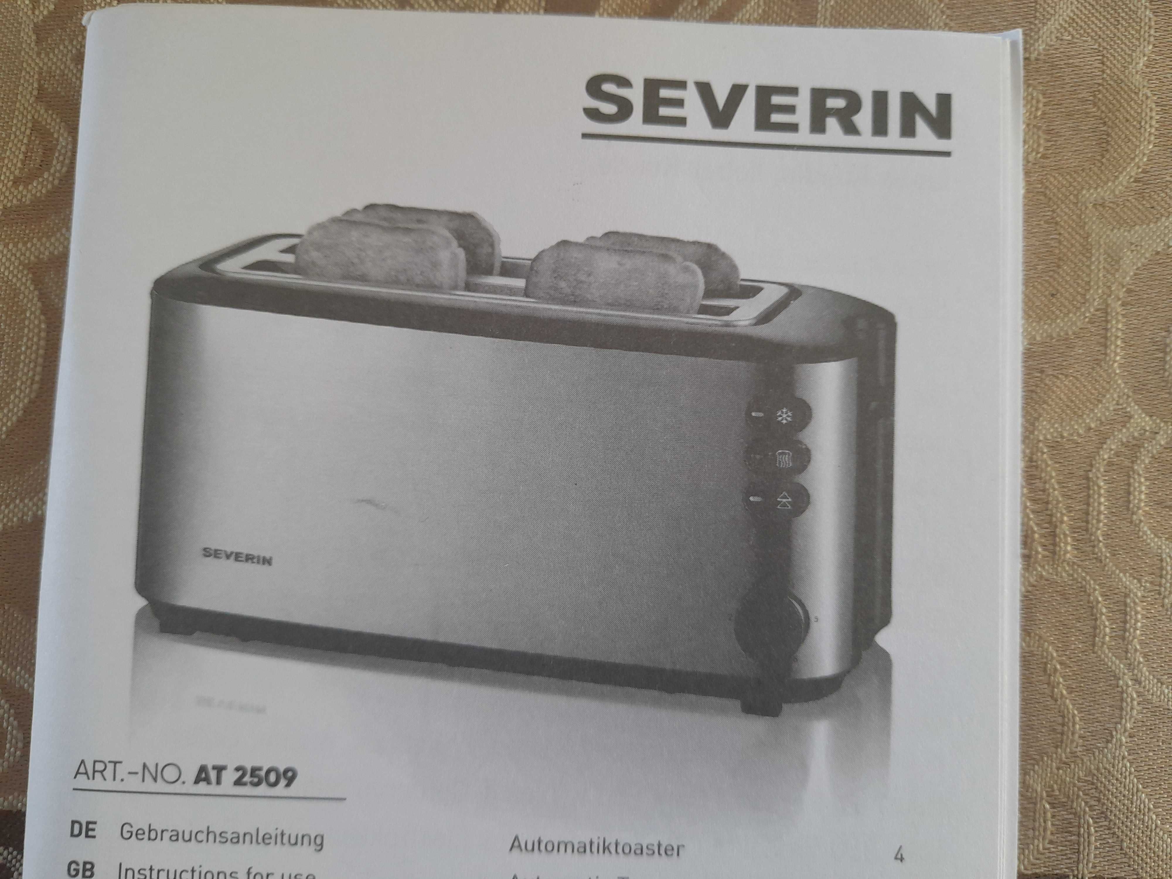 Toster z długimi komorami Severin AT 2509