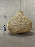 Rattanowy Abażur Lampa Boho Nowa Bali Klosz Scandi Hand Made