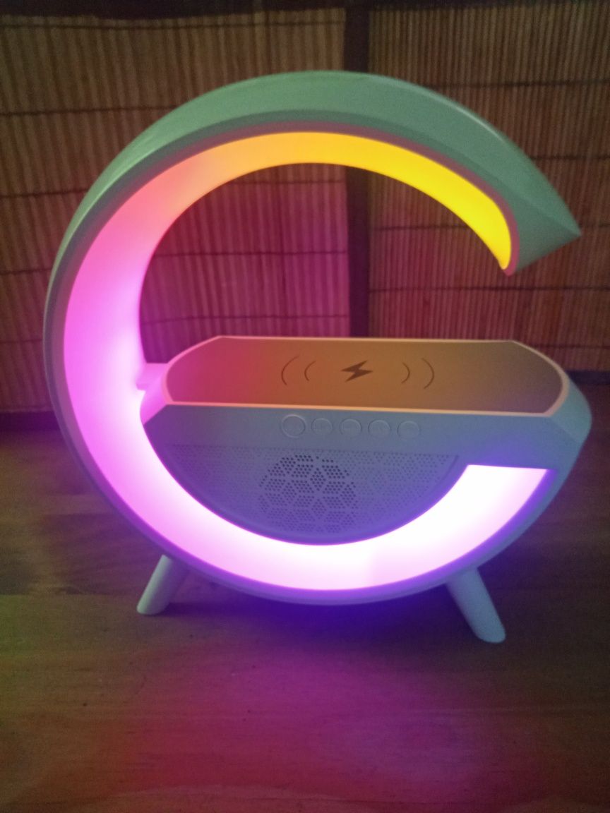 Głośnik bluetooth lampka nocna